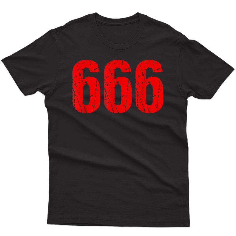 666 T-shirt Halloween | Costume Satan Devil Best T-shirt