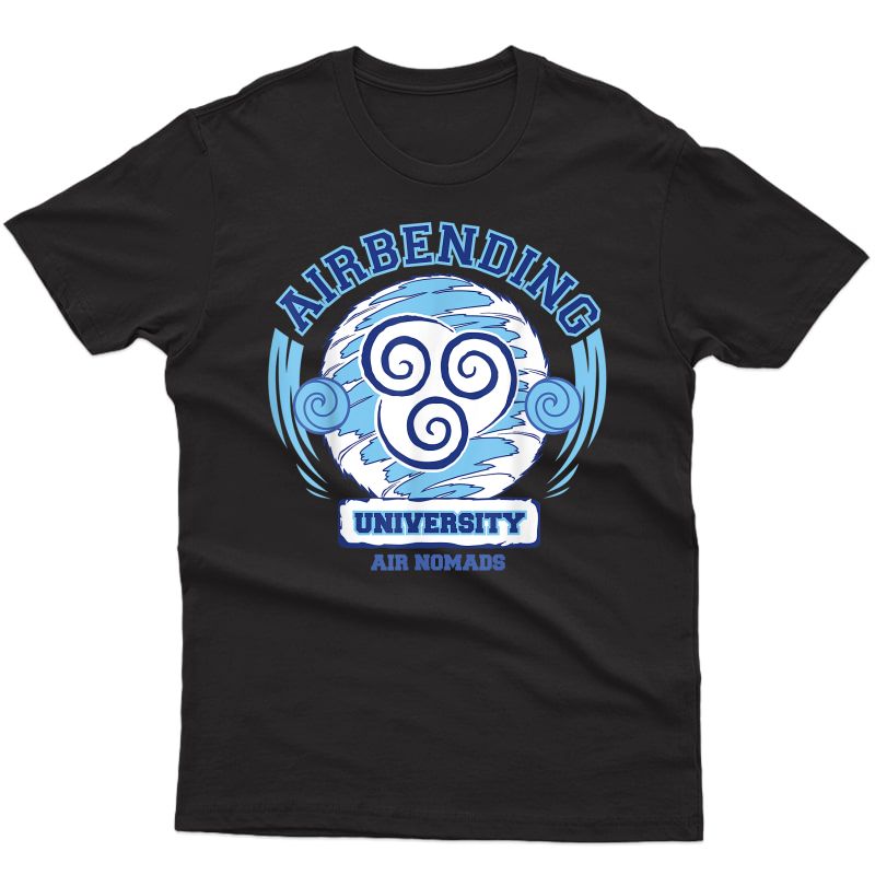Air Bending University Logo Air Nomads T-shirt