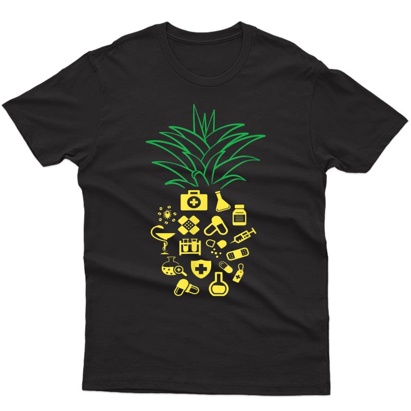 Aloha Pineapple Pharmacist T Shirt Summer Pharmacy Gift