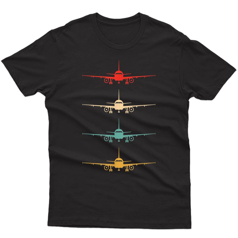Aviation Airplane Flying Airline Funny Vintage Pilot Gift T-shirt