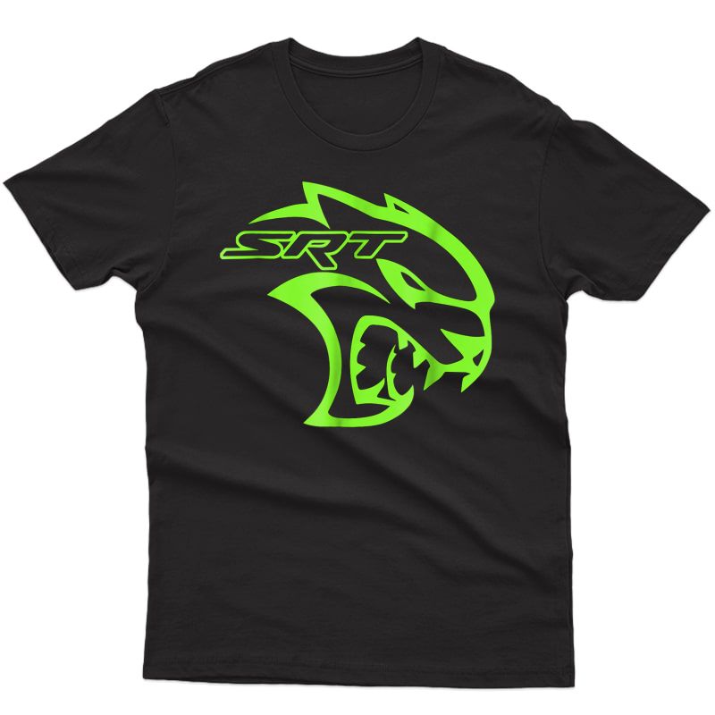 Awesome Srt Hell Cat Dodge T Shirt Green