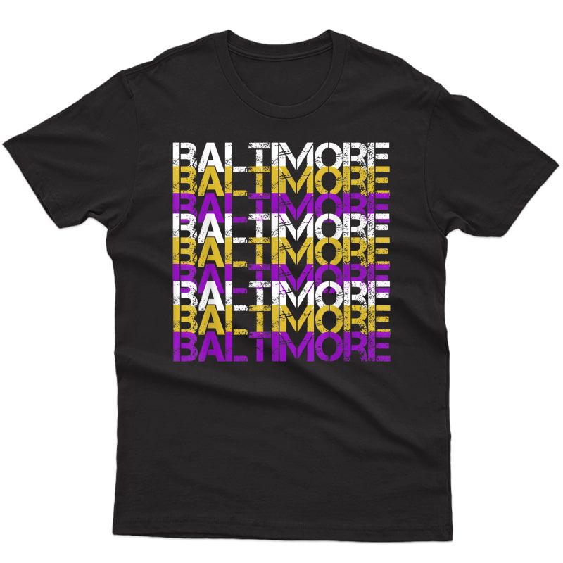 Baltimore Football Raven Nation Gift Tshirt T-shirt