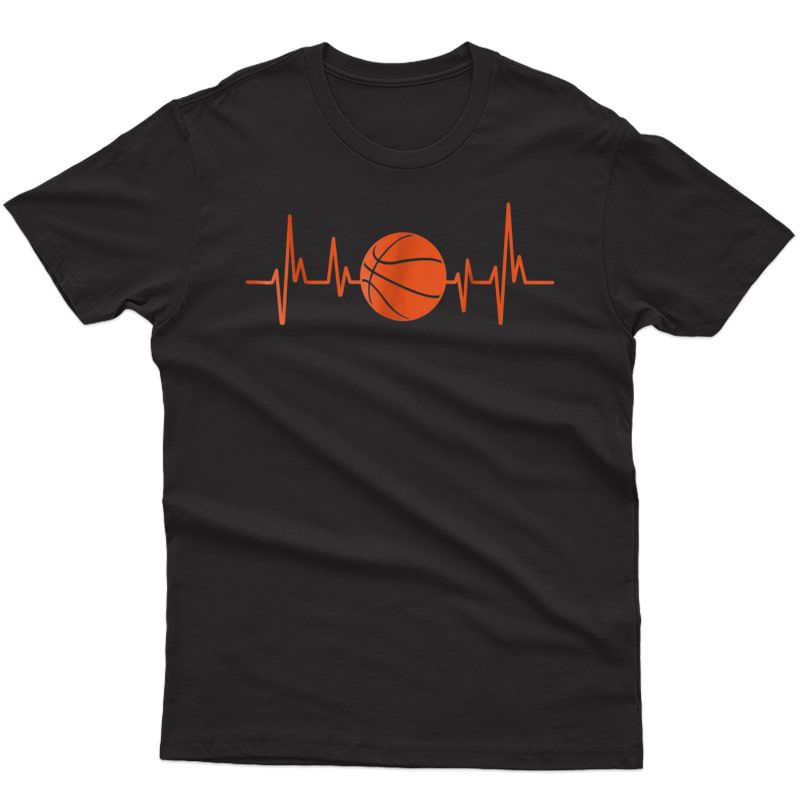 Bball Tshirt Heartbeat Basketball Tshirt