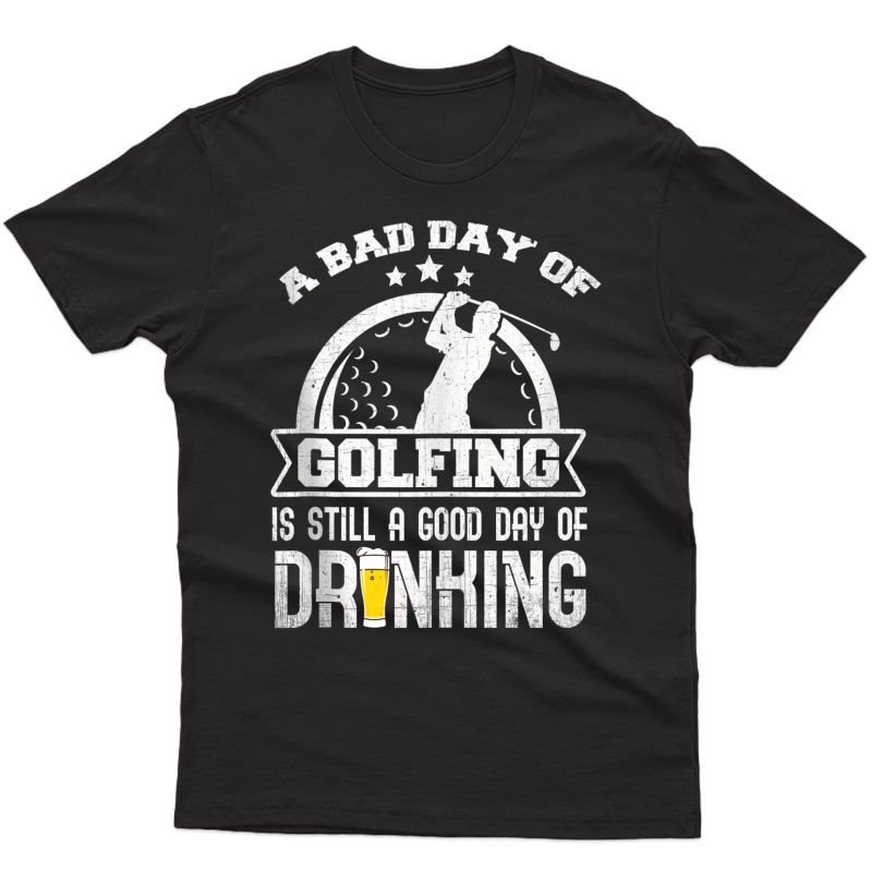Beer And Golfing Funny Drinking Golf Tank Top Shirts