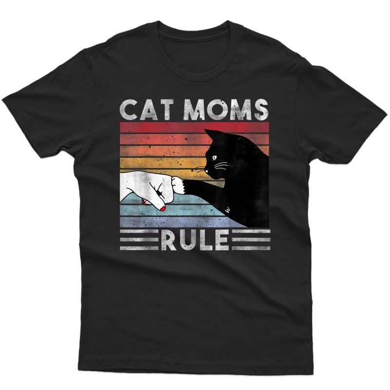 Best Cat Mom Ever Shirt, Retro Cat Mom Tshirt, Cat Moms Rule T-shirt