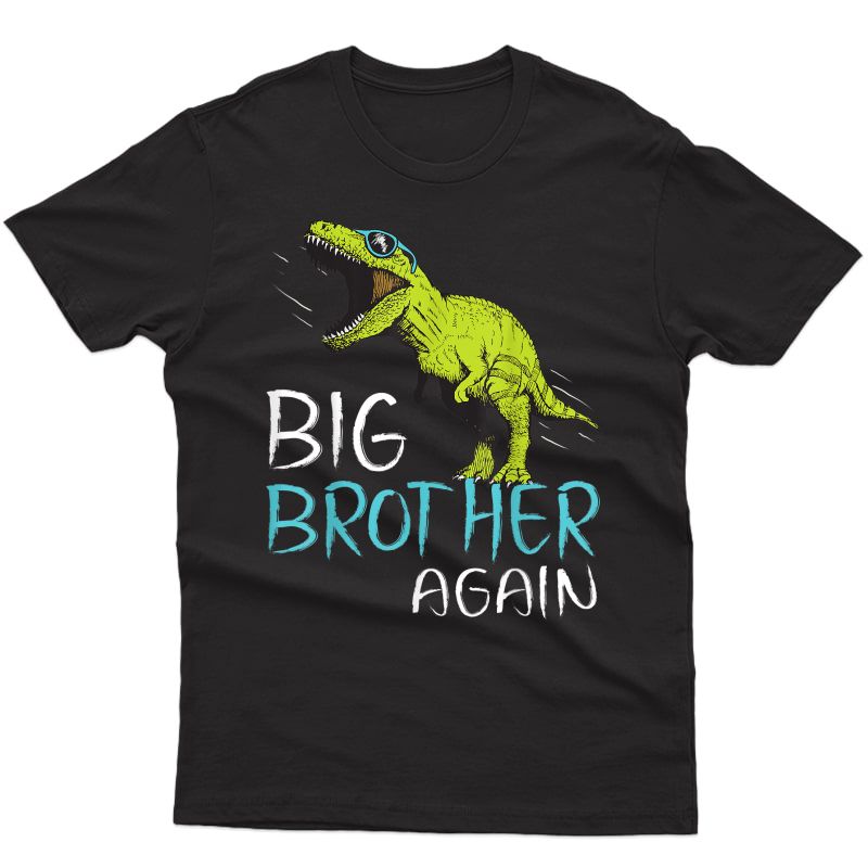 Big Brother Again Dinosaur T-shirt For Boy And T-shirt