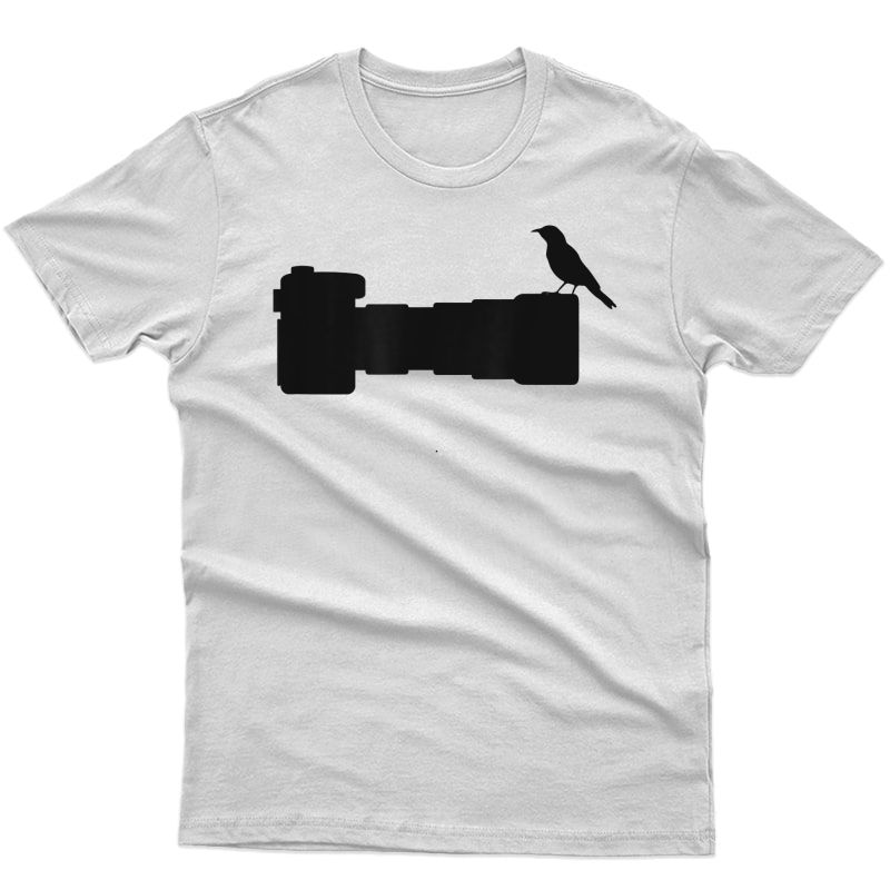 Bird Camera Tshirt Gift For A Bird Photographer