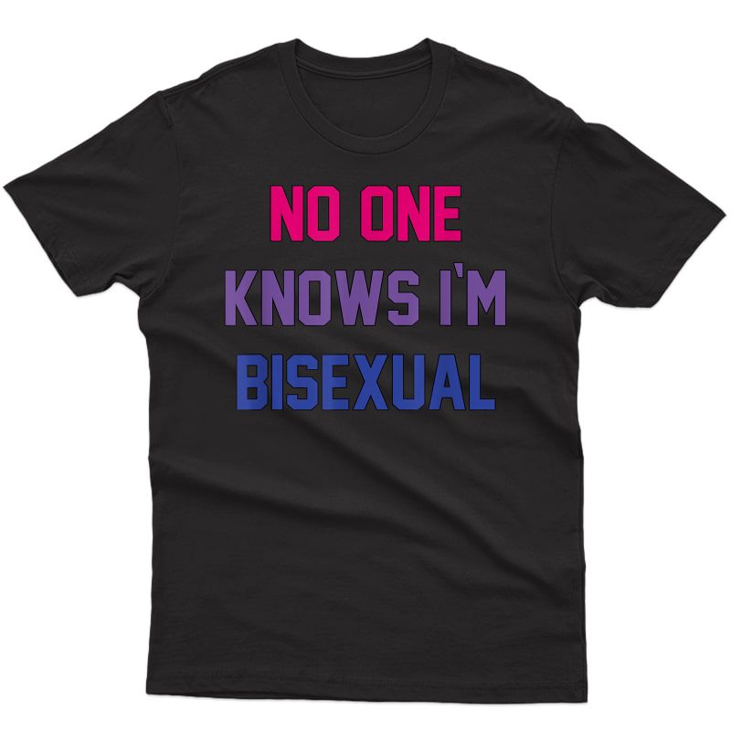 Bisexual Bi Pride Funny Gay Lesbian Lgbtq Clothing Gifts T-shirt