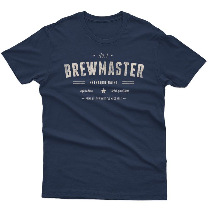 Brewmaster Brewery T-shirt Beer Brewing Gift T-shirt