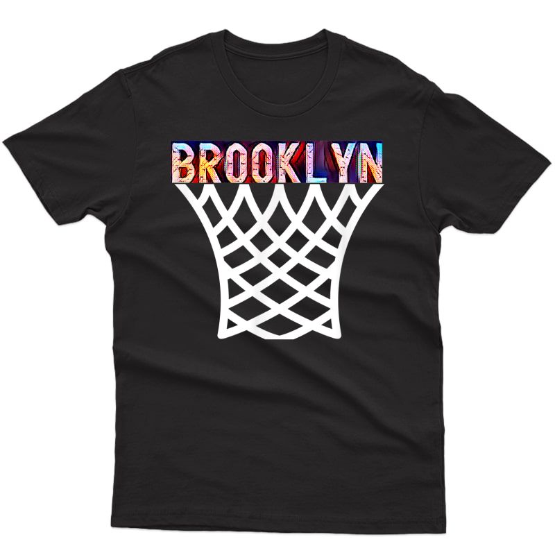 Brooklyn Basketball Game Nets Fan Retro Vintage B-ball Sport T-shirt