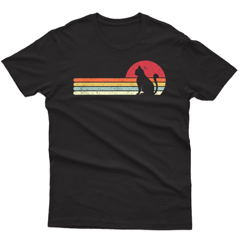 Cat Shirt. Retro Style T-shirt