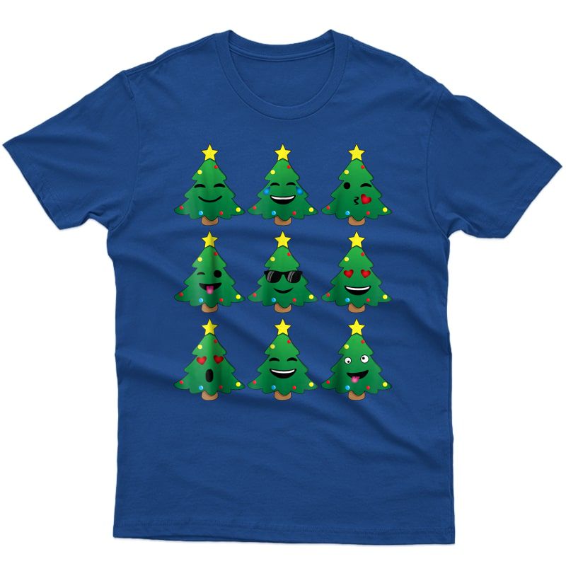 Christmas Tree Emoji T-shirt - Xmas Tree Christmas Costume
