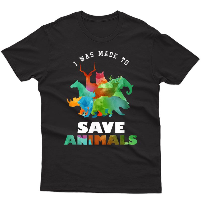 Cool Vets Veterinarian Made To Save Animal Rescuer Gift T-shirt