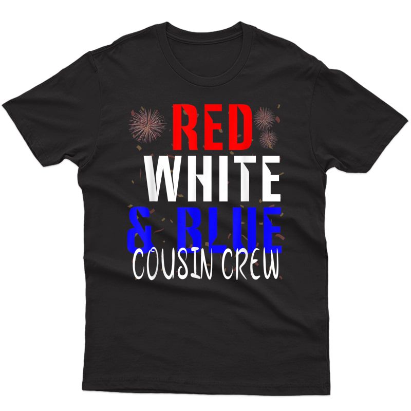 Cousin Crew 4th Of July Funny Family Vacation Group T-shirt
