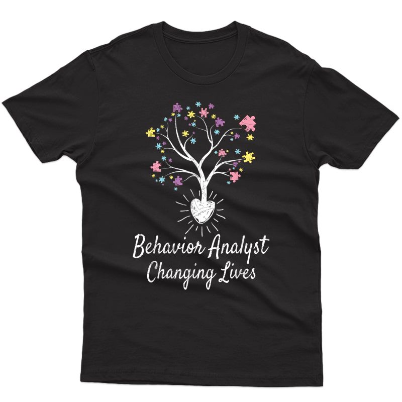 Cute Aba Therapist Gift Bcba Applied Behavior Analyst T-shirt