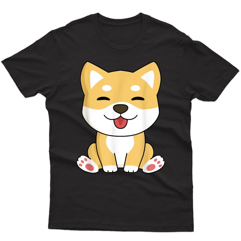 Cute Shiba Inu Dog Tshirt Gifts Girls Kawaii Shiba Inu T-shirt