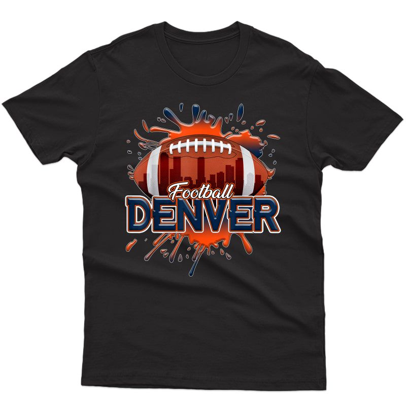 Denver Football Shirt | Retro Vintage Colorado Bronco T-shirt