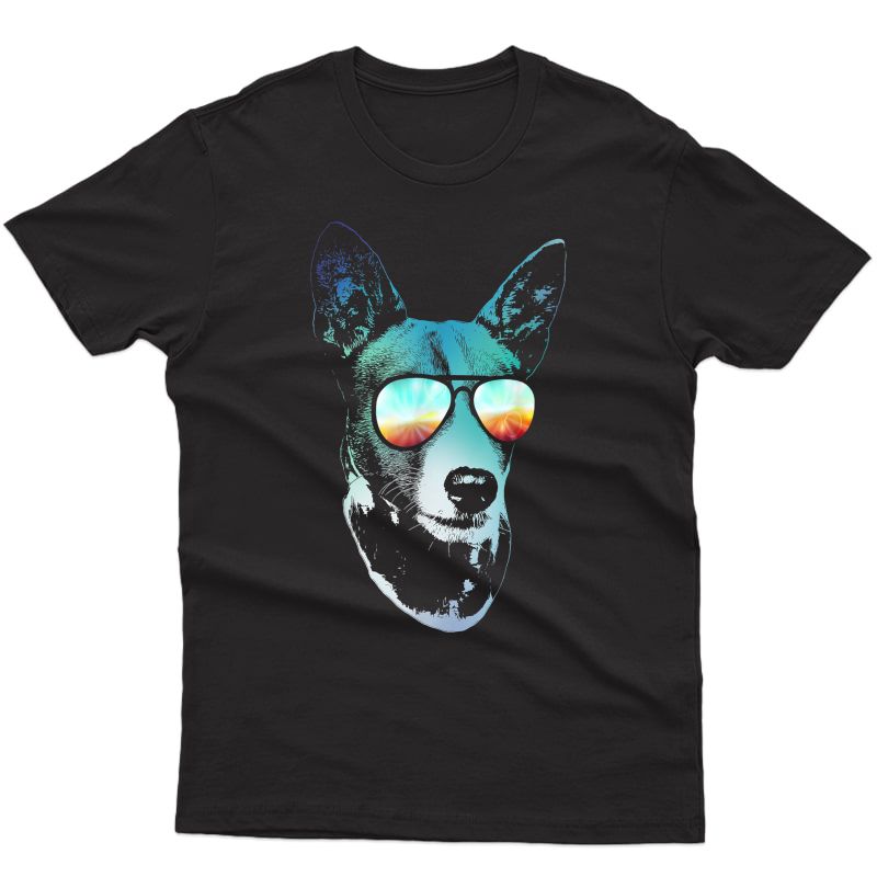 Disco Groovy Basenji T-shirt Dog Gift