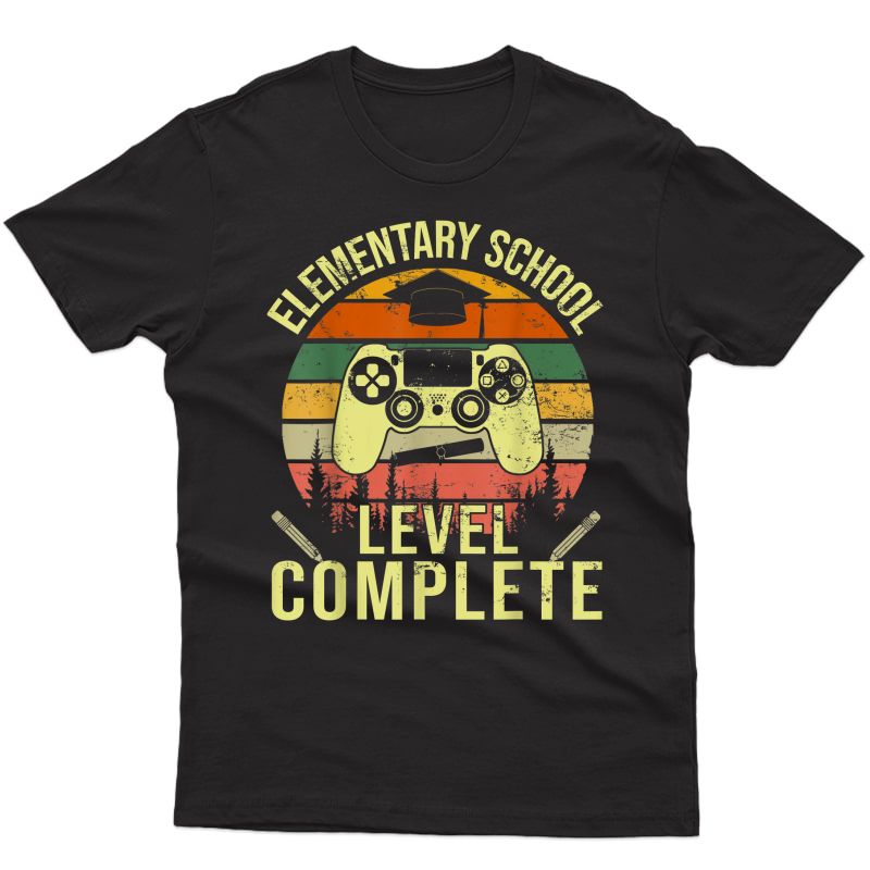 Eletary School Graduation Shirt Gamer Graduation Gifts T-shirt