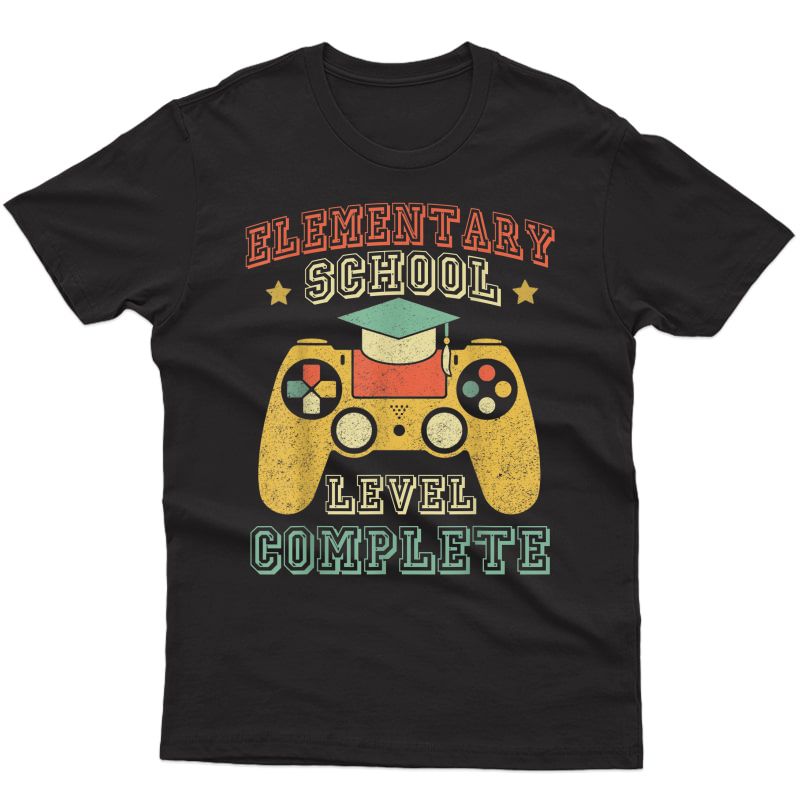 Eletary School Level Complete Gamer Class Of 2021 Gift T-shirt