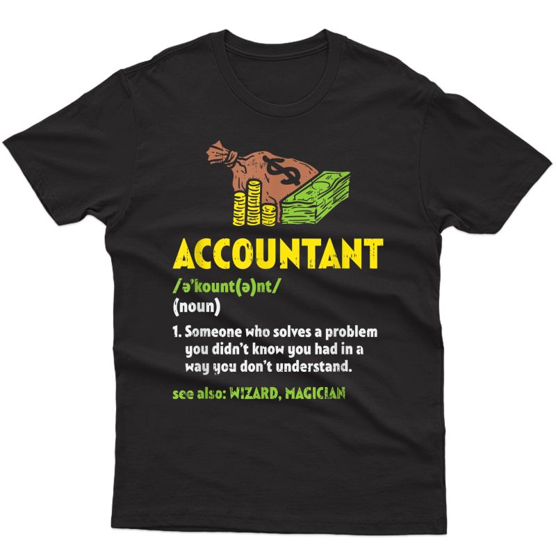 Funny Accountant Definition T-shirt