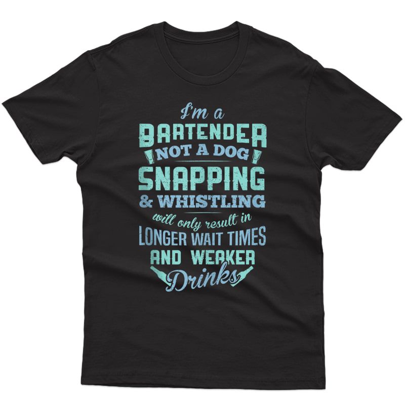 Funny Bartender Gift Be Nice To Bartenders Mixologist Tank Top Shirts