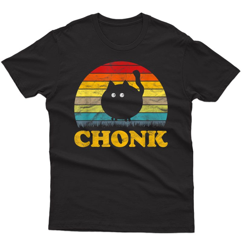 Funny Cat Meme - Vintage Chonk Cat T-shirt