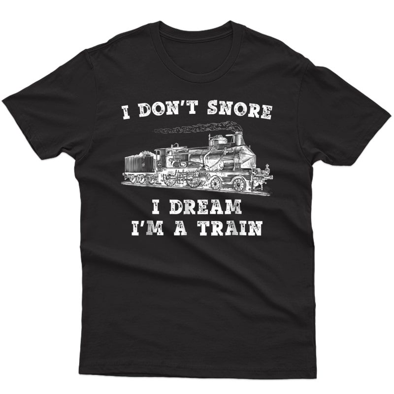 Funny Model Train Engineer Conductor T-shirt For 