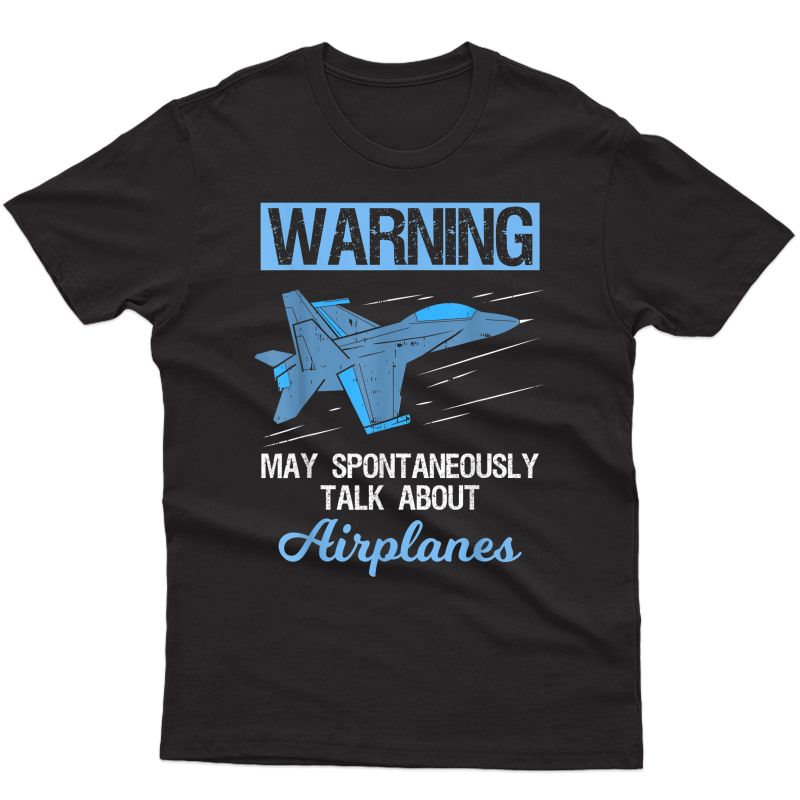 Funny Pilot Aviation Jet Fighter Aeroplane Plane T-shirt