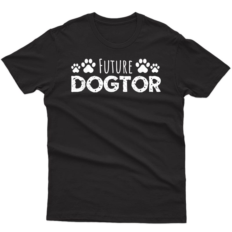 Future Dogtor Vet Student Funny Veterinarian Dog Graduate T-shirt