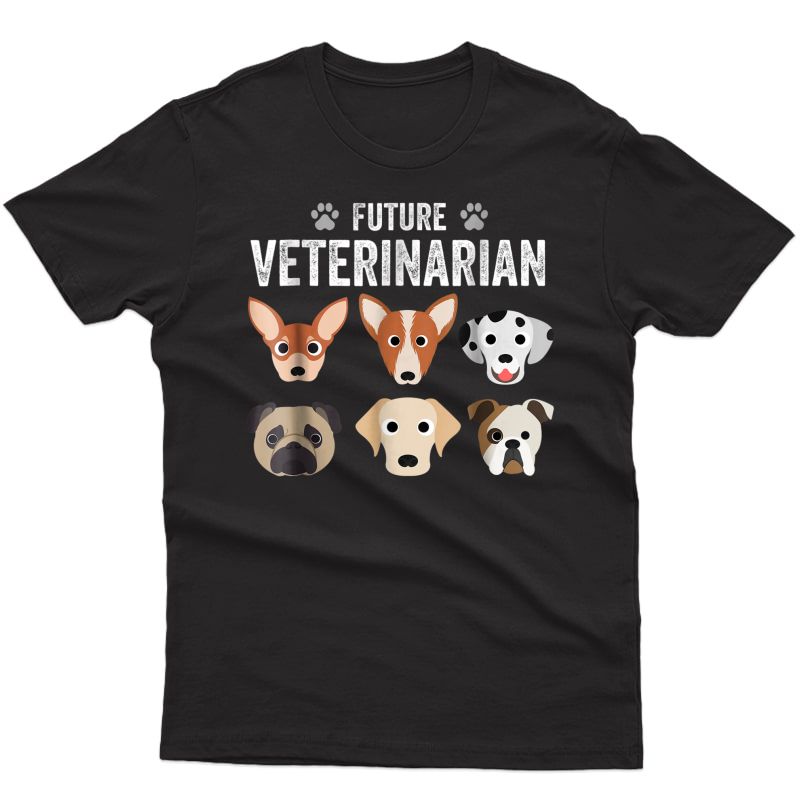 Future Veterinarian Shirt Vet Dog Cat Tshirt 