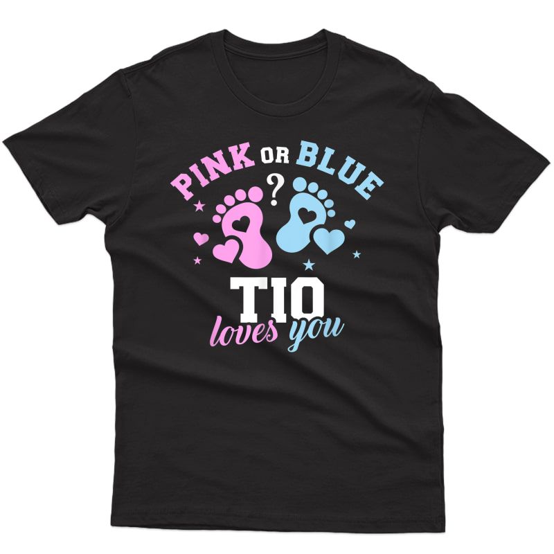 Gender Reveal Tio Uncle T-shirt