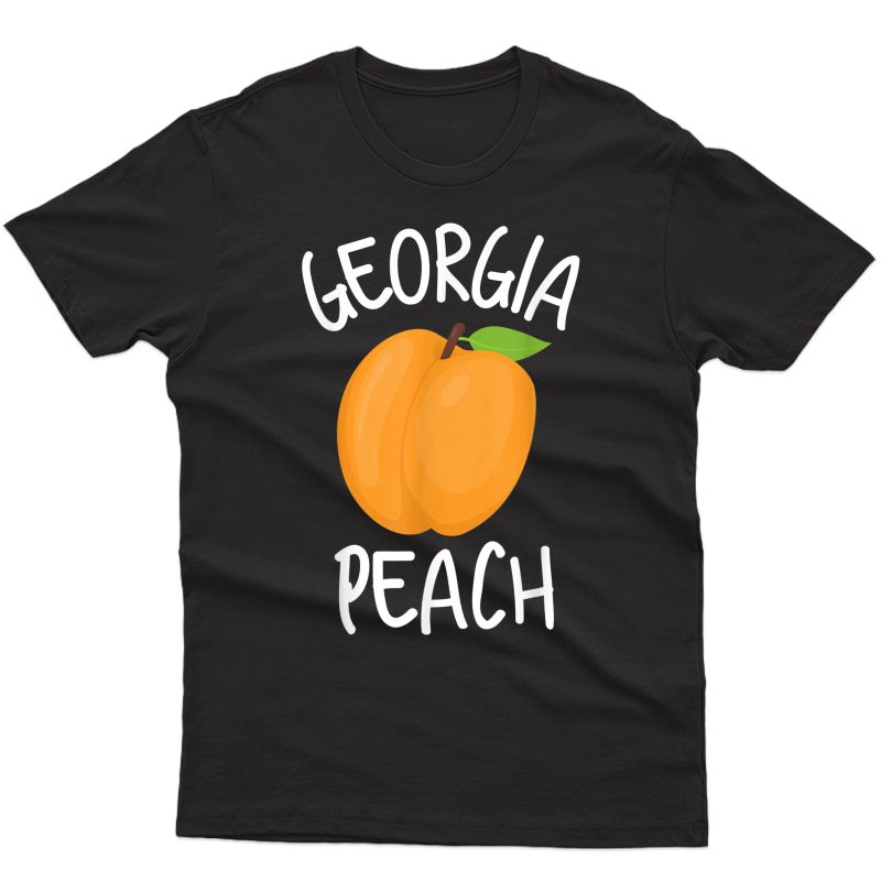 Georgia Peach Funny Georgia State Pride Peachy T-shirt