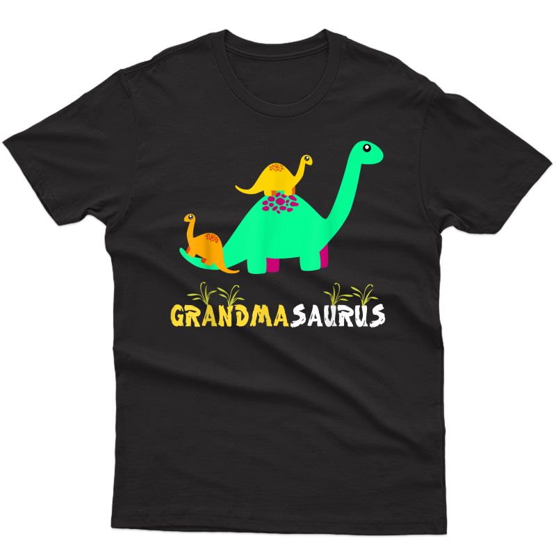 Grandmasaurus Shirt Funny Dinosaur Grandma Saurus T-shirt