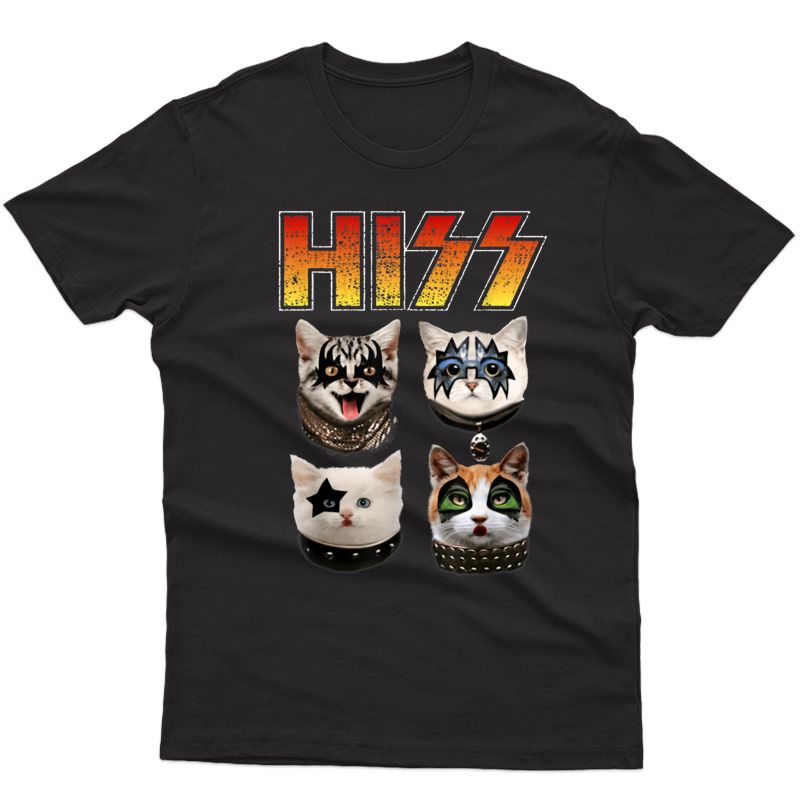 Hiss Funny Cat Lover T Shirt