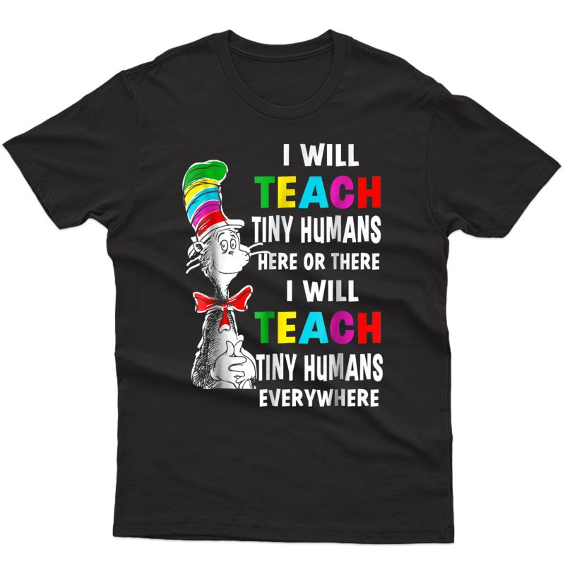 Humans Hum Or I Will Teach-shirt Tea Day