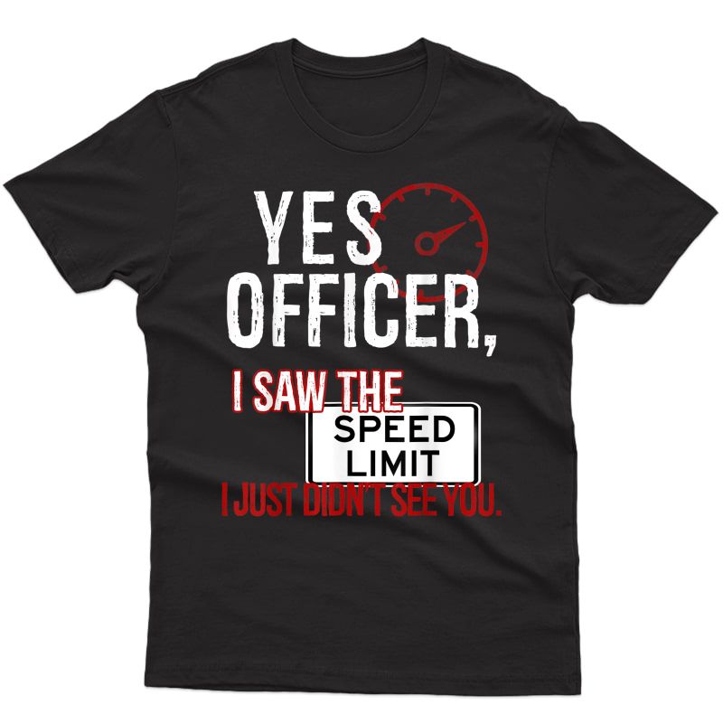 Humor Driver Police T-shirt Mechanic Gift Car Mechanics Tee