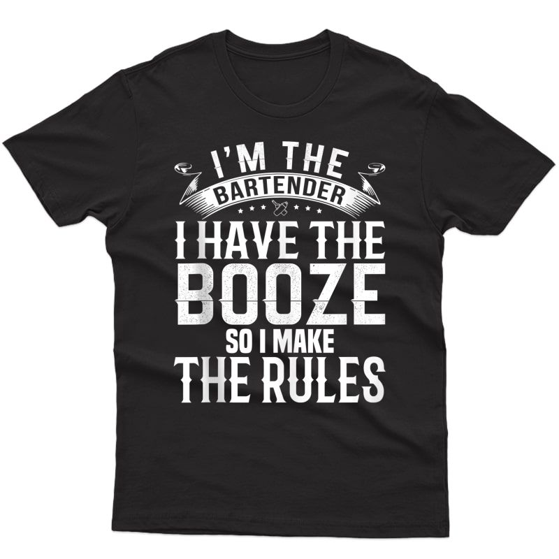 I'm The Bartender Funny Bartending Gift Tank Top Shirts