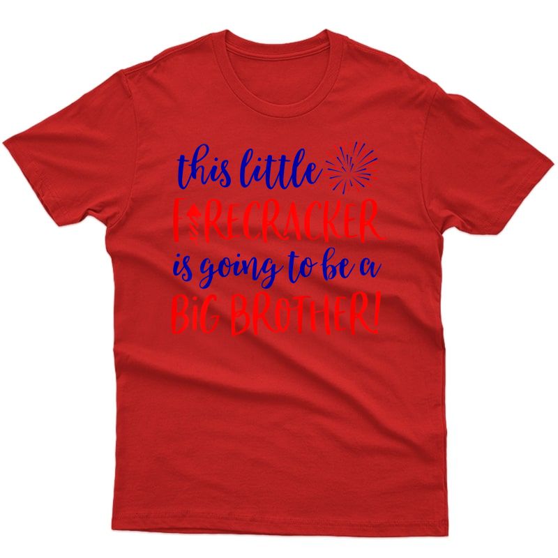  Big Brother 4th Of July Pregnancy Announcet Shirt