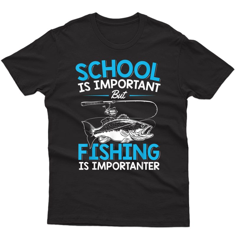  Fishing Shirt Fish Lover Teen Fishing T-shirt
