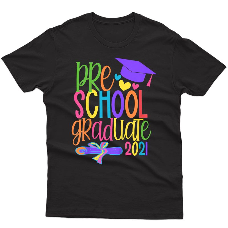  Class Of 2021 Funny Pre-k Preschool Graduate T-shirt