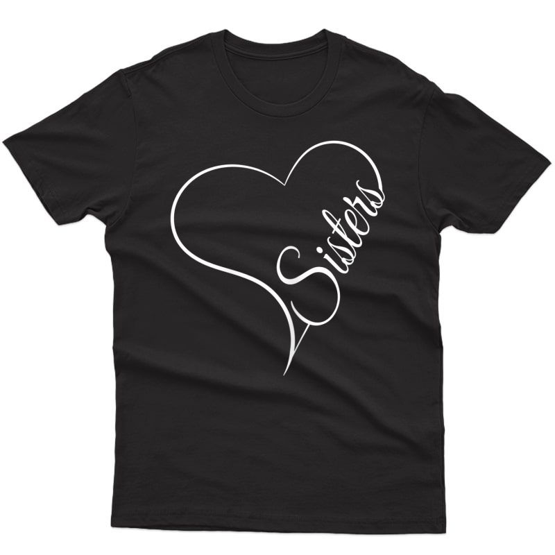 Love Sister Cute Sisters T-shirt