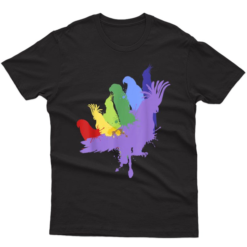 Macaw Parrot Cockatiel Gift Design For Bird Lovers T-shirt