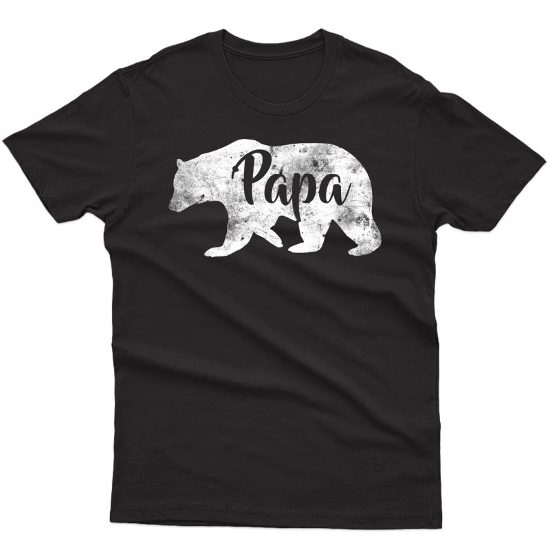 S Papa Bear Camping T-shirt