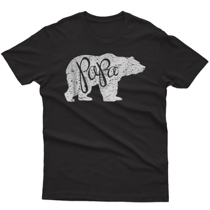 S Papa Bear Shirt Graphic Tee