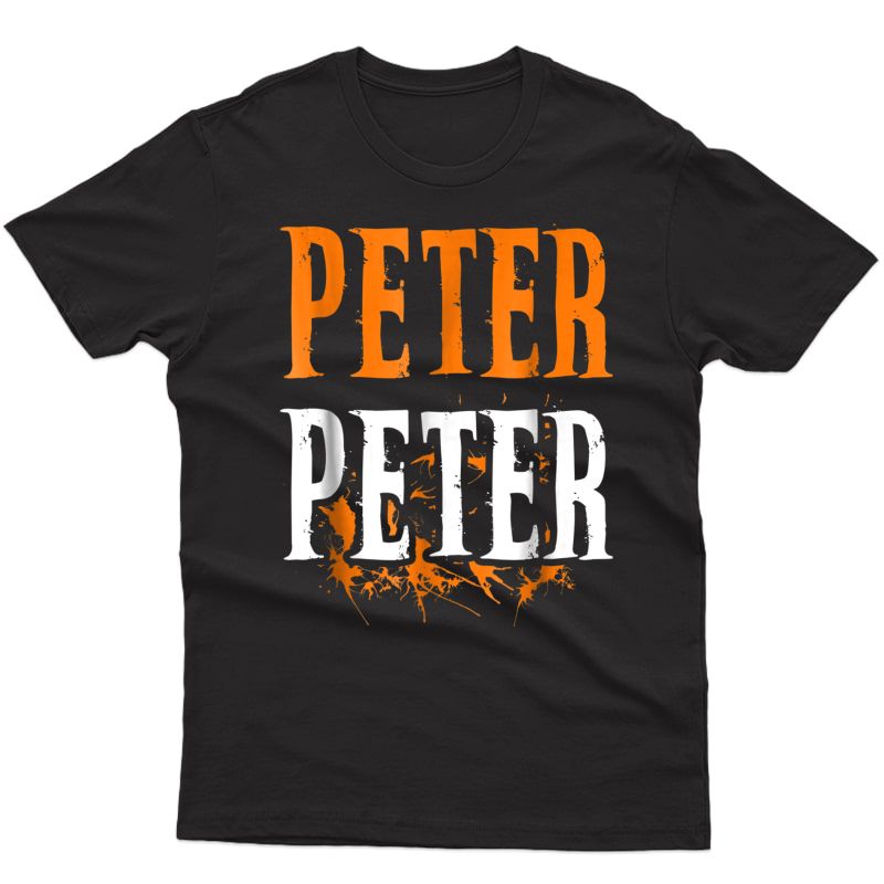 S Peter Peter Pumpkin Eater Costume Halloween Splash Shirt
