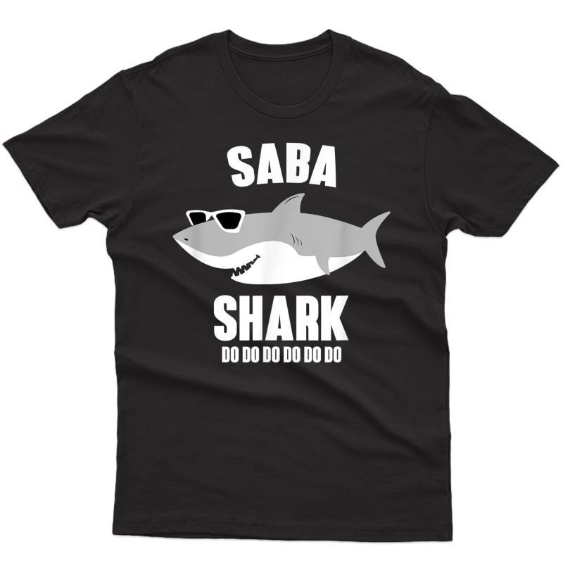 S Saba Shark Funny Gift Doo Doo T-shirt