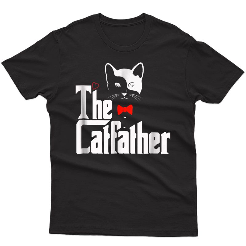 S The Catfather Shirt, Funny Cat Dad Lover Gift T-shirt