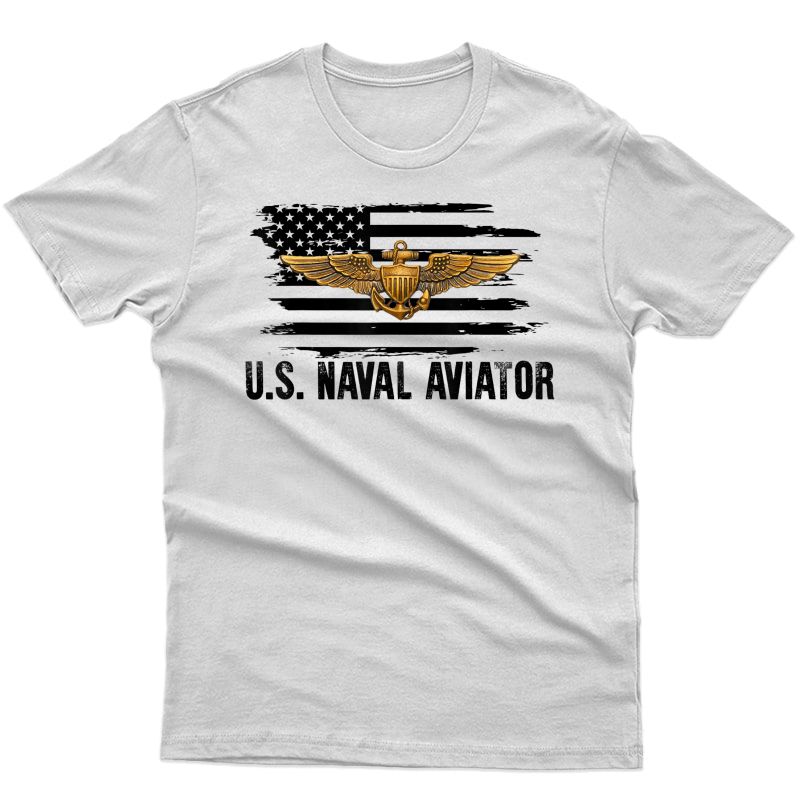Navy Aviator Pilot Shirt Adults Teens Gift Tshirt T-shirt