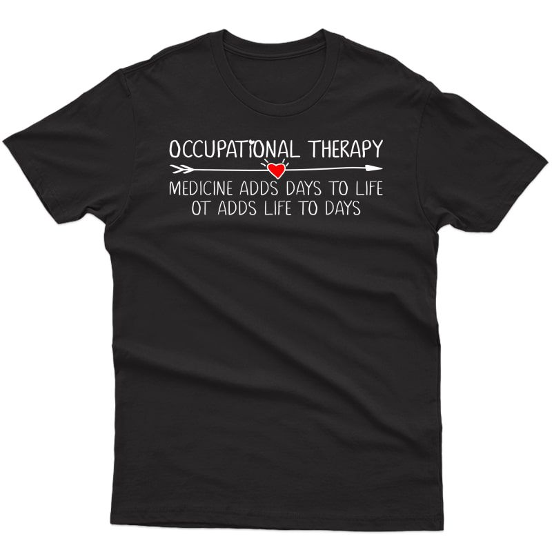 Occupational Therapy Therapist Assistant Heart Ot Teen T-shirt